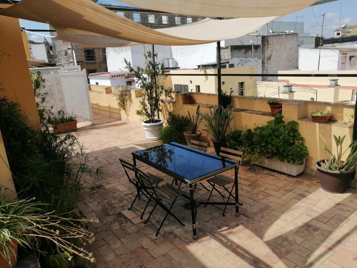 Tourist House Trajano Terraza-Piscina Apartment Seville Luaran gambar