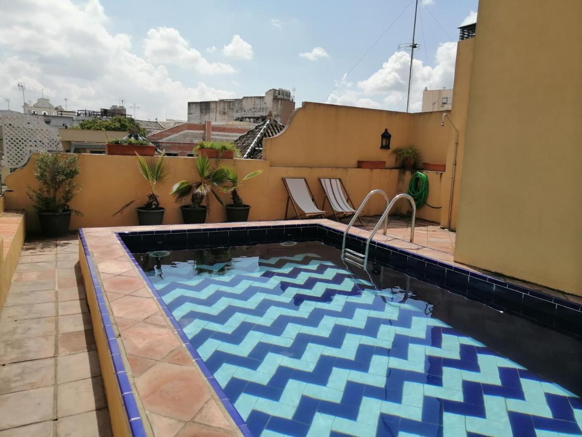 Tourist House Trajano Terraza-Piscina Apartment Seville Luaran gambar