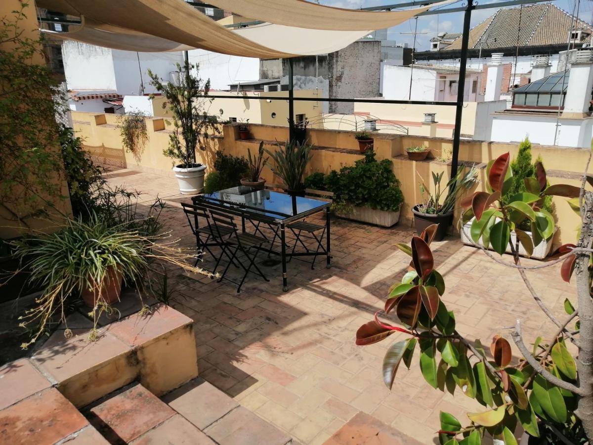 Tourist House Trajano Terraza-Piscina Apartment Seville Luaran gambar