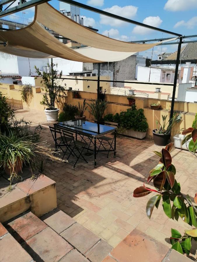 Tourist House Trajano Terraza-Piscina Apartment Seville Luaran gambar