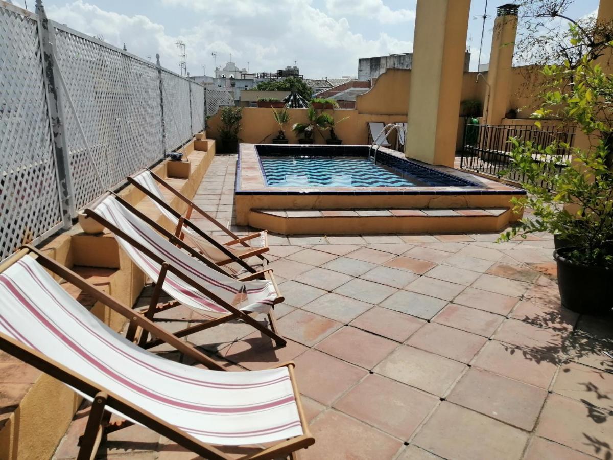 Tourist House Trajano Terraza-Piscina Apartment Seville Luaran gambar